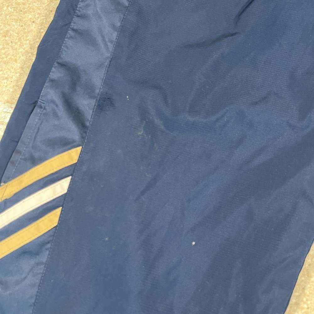 Adidas Vintage Y2K Track Suit Men's Size Sz L Nylon Windbreaker Navy Blue - Picture 11 of 16